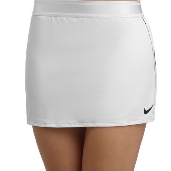 Nike Dresses & Skirts - NIKE COURT DRY-FIT STRAIGHT TENNIS SKORT WHITE